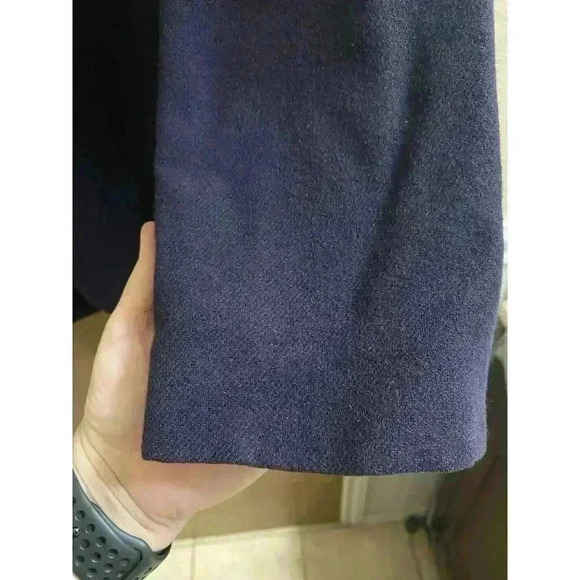 Sag Harbor Size 10 Navy Wool Blazer Single Breasted Metal Crest Button Classic - Picture 6 of 12